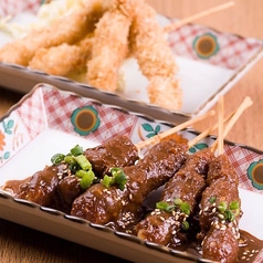 手打ち 串カツ(ソースまたは味噌) 2本