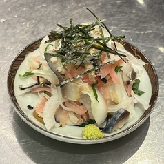 美味たこ焼き・炙り〆鯖・ガリしそしめ鯖