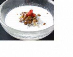 ブルーベリーアイス、お豆の冷たい白ぜんざい、豆乳プリン