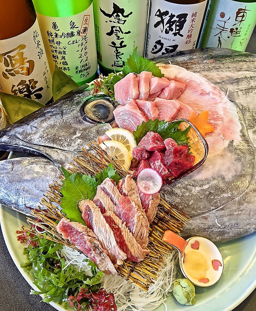 当店看板商品の鮪兜! クーポン利用で2480円→1680円に!