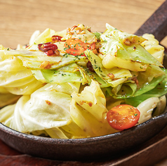 春キャベツのペペロンチーノ　3月～