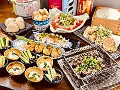 鶏料理と牛もつ鍋の店 嬉らく人のコース写真