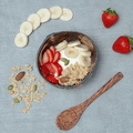 料理メニュー写真 『シンプルボウル』 strawberry &banana