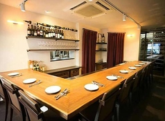 1Fカウンター席