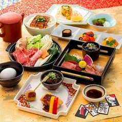 本まぐろと名古屋飯 花かるたのコース写真