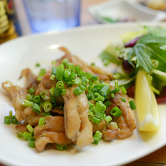 鶏セセリの鉄板焼き