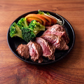 料理メニュー写真&nbsp;国産牛ハラミの鉄板焼き