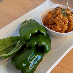 肉みそピーマン