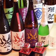 お酒も充実♪こだわりの焼酎・日本酒を是非☆