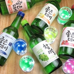 韓国で大人気！チャミスル、マッコリ、ジョウンデー、美酢、鏡月、韓国酒等、各種ご用意♪