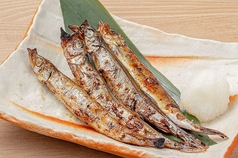 子持ちししゃも牡蠣醤油焼き