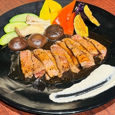 国産和牛ステーキ150g 豆鼓ソース~ポルチーニクリーム添え~