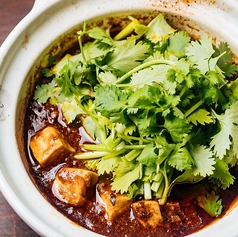 パクチー麻婆豆腐