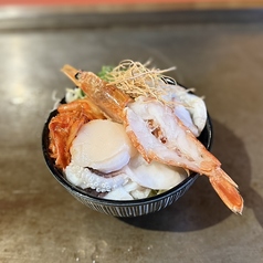 海の幸たっぷりの海鮮チゲもんじゃ