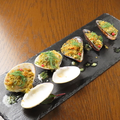 蛤とムール貝のブルゴーニュ風