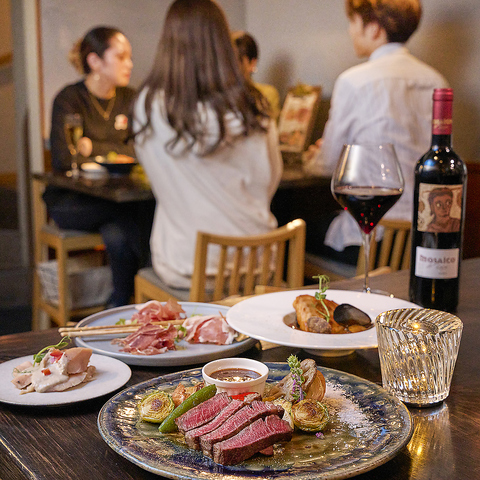 イタリアンxワインのお店　シェフがリーズナブルに本格は料理を♪