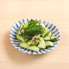 叩ききゅうりと塩昆布のナムル