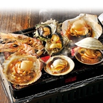 ジューシーな濱焼をお席でいただけます。磯の香りを楽しんで★