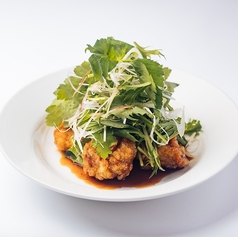 野菜たっぷり油淋鶏(4個)
