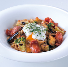 ８＝ナスとモッツァレッラのミートソース