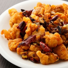 鶏ネギ中華スパイス炒め