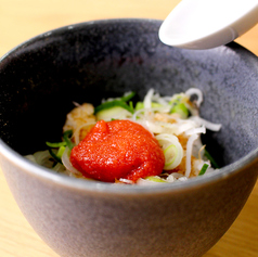 ミニ明太かつお飯丼