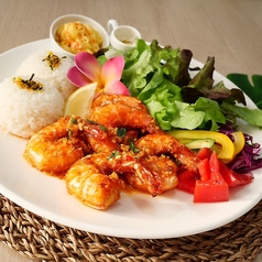 ガーリックシュリンププレート (レッド)