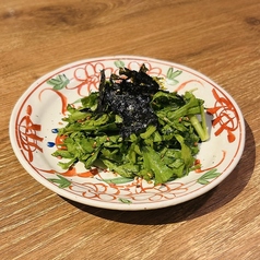 春菊の和ナムル/アボカド浅漬け