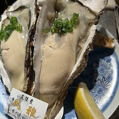 大粒の牡蠣