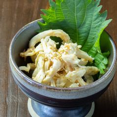 蒸し鶏梅肉和え