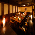 りごたつタイプですので足を伸ばしてお寛ぎ頂けますし、お子様連れのお客様にも安心してご利用頂けます♪飲み放題付きの宴会コースは3000円～各種ご用意。北の海直送の新鮮鮮魚や上州地鶏といった素材の味にこだわり抜いた数々の創作料理をご堪能ください◎