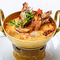 料理メニュー写真&nbsp;大海老と国産フクロタケのトムヤムクン　