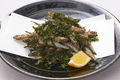 料理メニュー写真 トンゴロウ鰯の唐揚げ　海苔塩