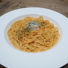 ずわい蟹のトマトクリームスパゲッティ