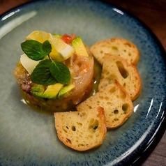 鮮魚の洋風なめろう