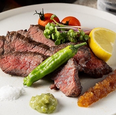 和牛イチボ炭火焼き