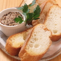 料理メニュー写真&nbsp;レバーパテ （バゲット付き）