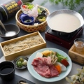 料理メニュー写真&nbsp;《歓送迎会におすすめ》近江牛の純米粕汁鍋と十割蕎麦コース