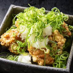 若鶏の唐揚げ鬼おろしネギポン酢