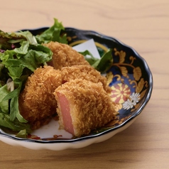 厚切りハムカツ