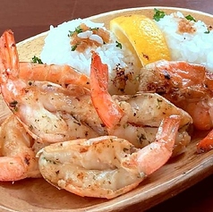 ガーリックシュリンプ(ジャスミンライス付)