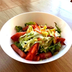 春キャベツとベーコンのコールスローサラダ