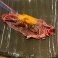 料理メニュー写真 アンガス牛の炙り肉寿司