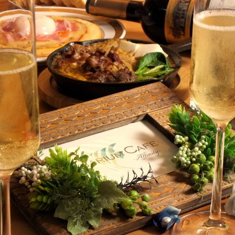 �A�N�A���E�� �J�t�F �A�t�B�j�e�B AQUARIUM CAFE Affinity