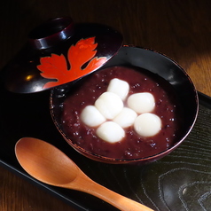 白玉ぜんざい(温/冷)　各