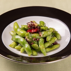 ニンニクと山椒香る枝豆