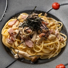 明太クリームパスタ