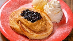 ピーナツバタージャム パンケーキ