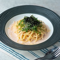 ゆず明太子のクリームパスタ