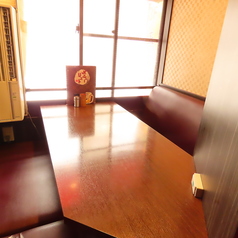 落ち着いた空間でのお食事にぴったりです